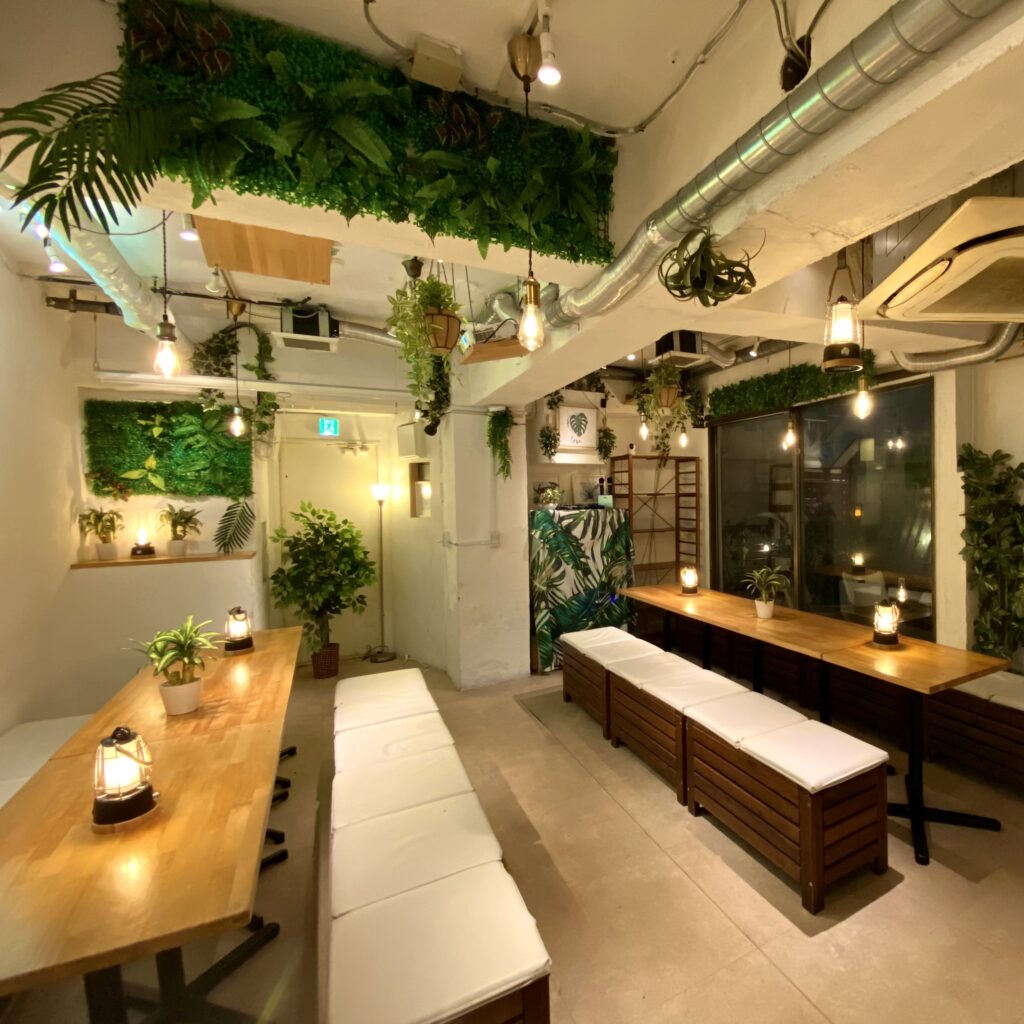 渋谷ガーデンスペース道玄坂店は、貸切に特化したおしゃれ居酒屋です！
20人・３0人・40人など大人数貸切・歓迎会はお任せください！