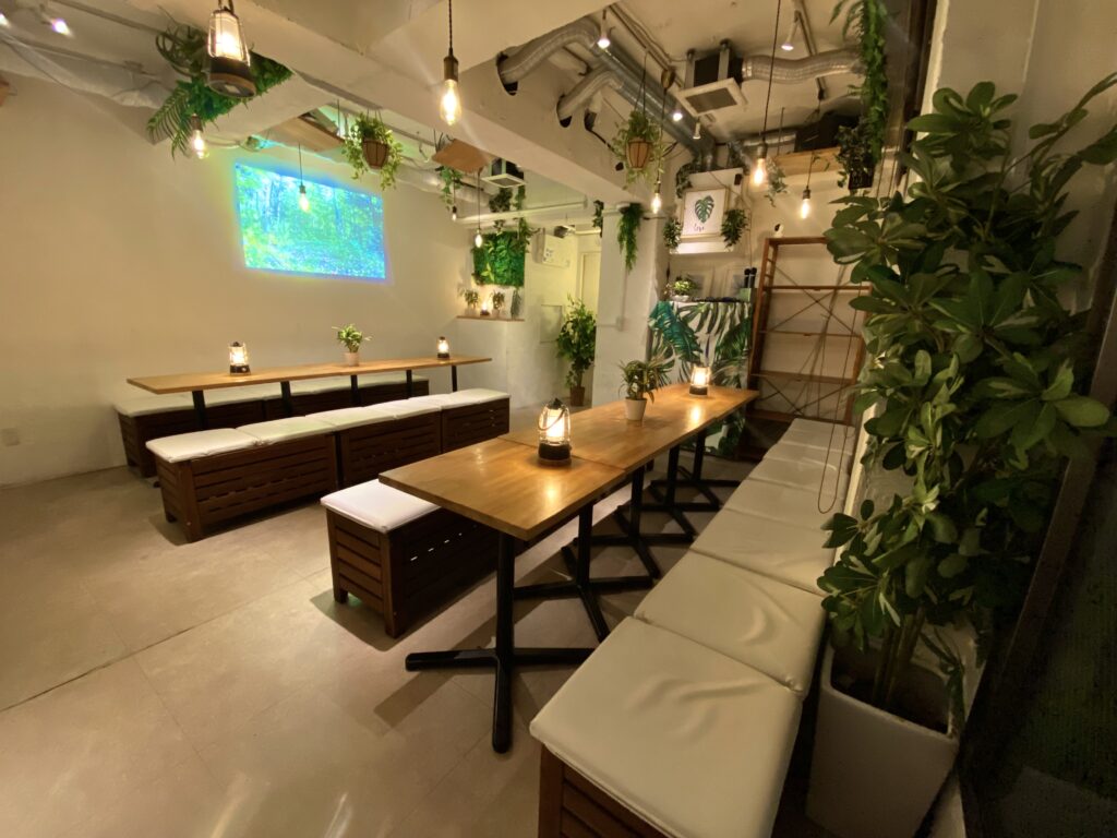 渋谷ガーデンスペース道玄坂店は、貸切に特化したおしゃれ居酒屋です！
20人・３0人・40人など大人数貸切・歓迎会はお任せください！