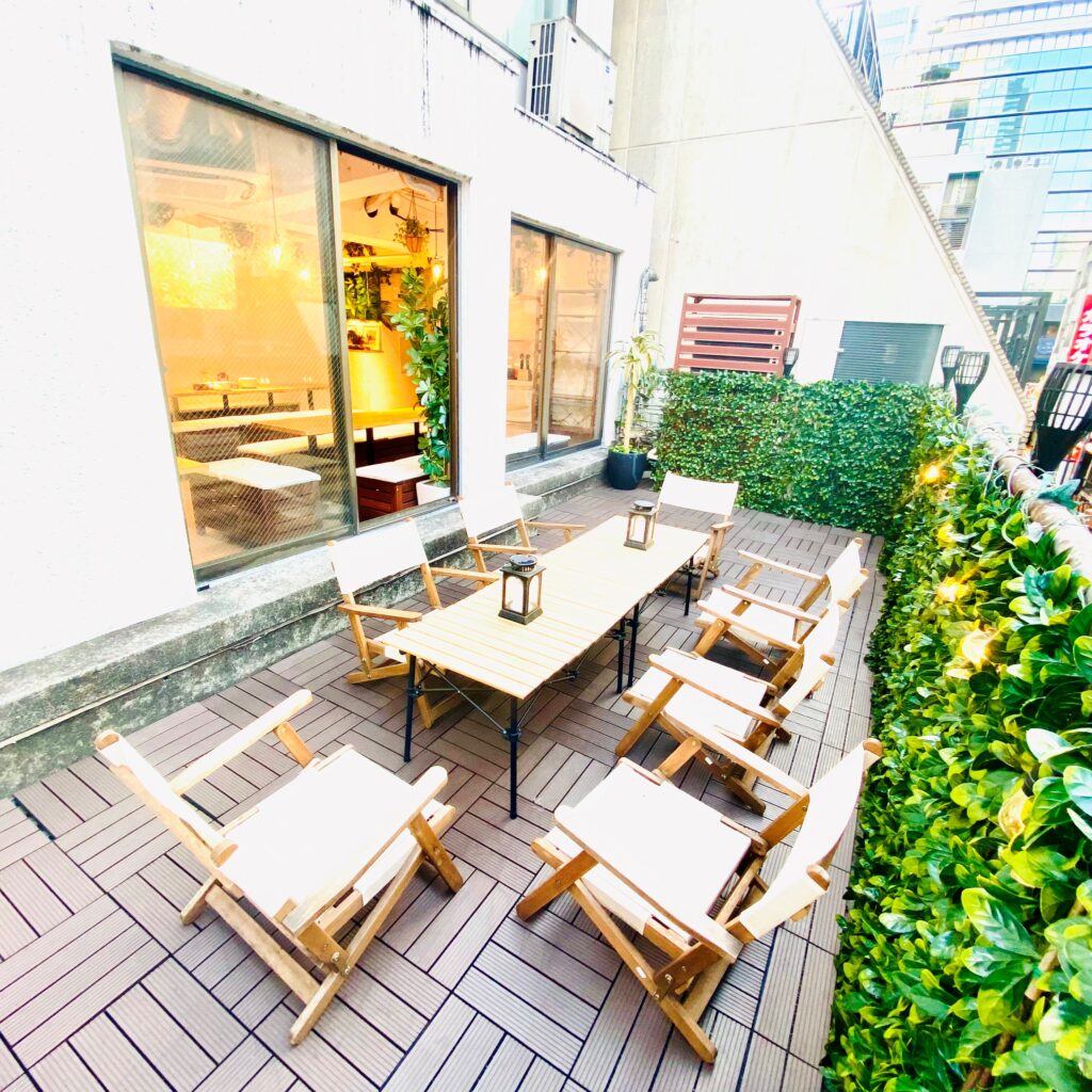 渋谷で貸切パーティーするなら渋谷ガーデンルームがおすすめ！貸切テラス付き♪渋谷駅から近いから大人数の集まりに最適！