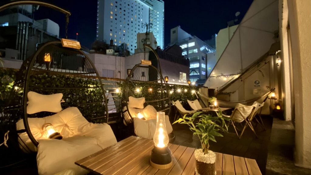 渋谷でお得なパーティールーム会場！宴会コースはもちろん、BBQコースも充実しています！
少人数での貸切は「渋谷ガーデンルーム」にお任せください！
渋谷でテラス空間が味わえる！