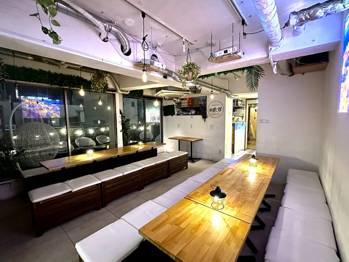 60人でも窮屈じゃない!渋谷でゆったり貸切できるパーティー会場
