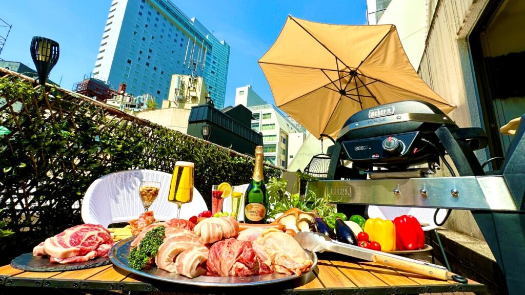 渋谷の手ぶらBBQって何が含まれてる?