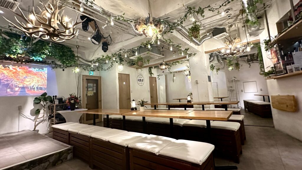 貸切パーティー＆BBQ会場「渋谷ガーデンパティオ」夜内観